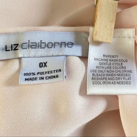 Liz Claiborne Pre Loved Shear Pink  Tunic XL - Picture 3 of 7